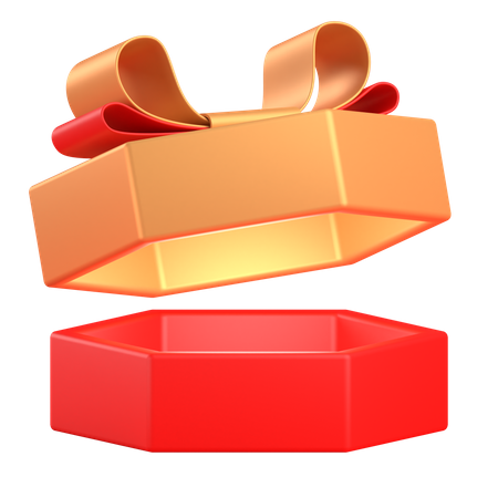 Caja de regalo abierta  3D Icon