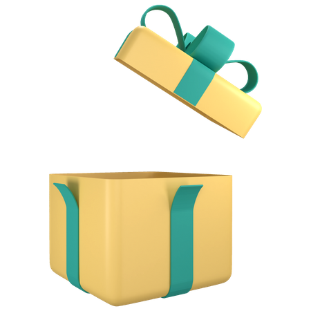 Caja de regalo abierta  3D Icon