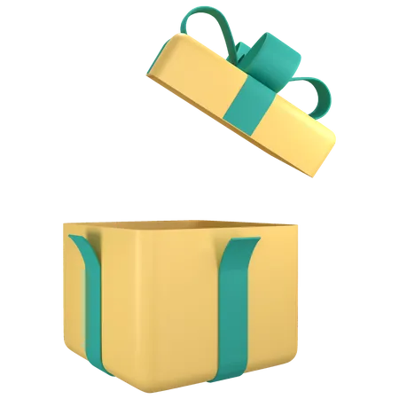 Caja de regalo abierta  3D Icon