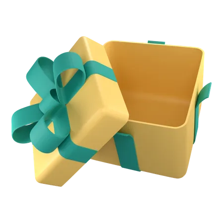 Caja de regalo abierta  3D Icon