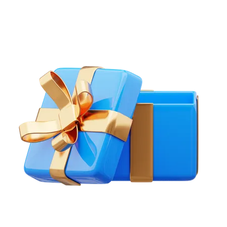 Caja de regalo abierta  3D Icon