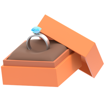 Caja de regalo con gemas  3D Icon