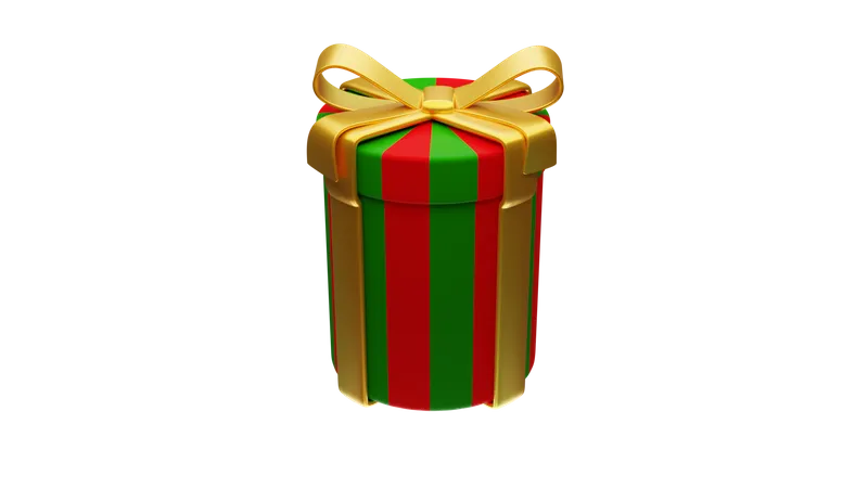 Caja de regalo de Navidad  3D Icon