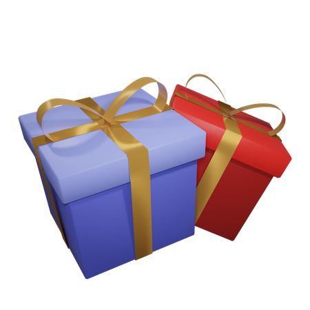 Caja de regalo de Navidad  3D Icon