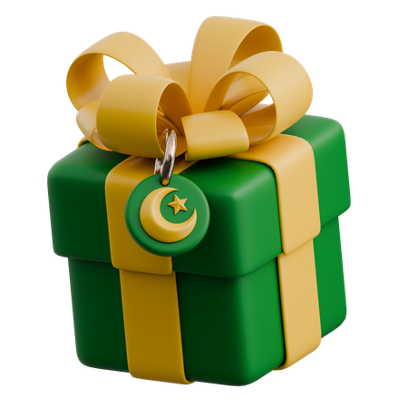 Caja de regalo de ramadán  3D Icon