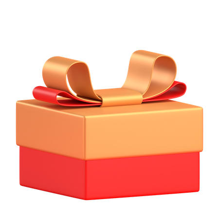 Caja de regalo del año nuevo chino.  3D Icon