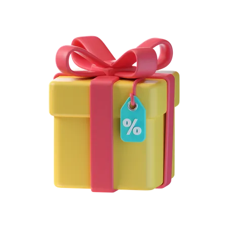 Caja de regalo  3D Icon