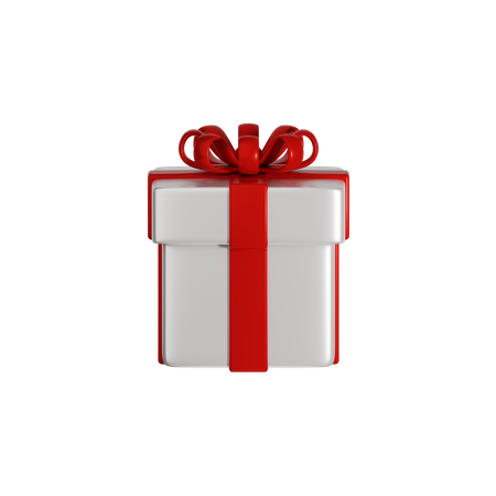 Caja de regalo de navidad  3D Icon