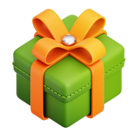 Caja de regalo de Navidad  3D Icon