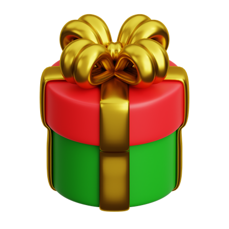 Caja de regalo de Navidad 4  3D Icon