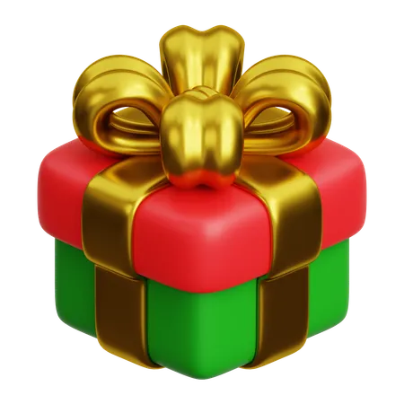 Caja de regalo de Navidad 5  3D Icon