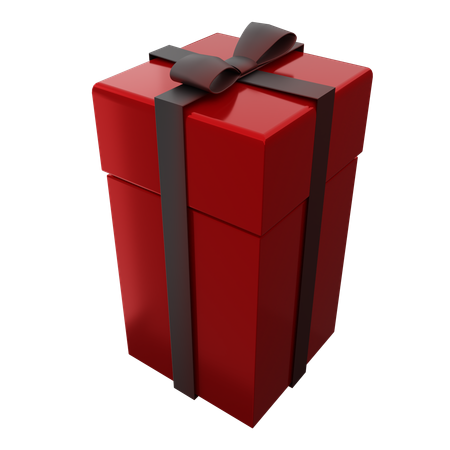 Caja de regalo roja  3D Icon