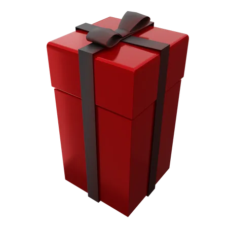 Caja de regalo roja  3D Icon