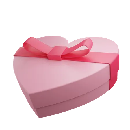 Caja de regalo de san valentín  3D Illustration