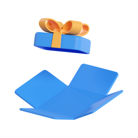 Caja de regalo vacía  3D Icon