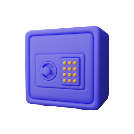 Caja de seguridad  3D Icon