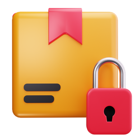 Caja de seguridad  3D Icon