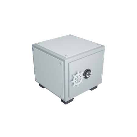 Caja de seguridad  3D Illustration