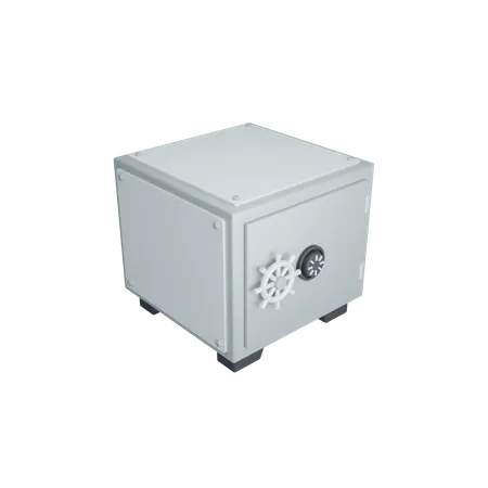 Caja de seguridad  3D Illustration