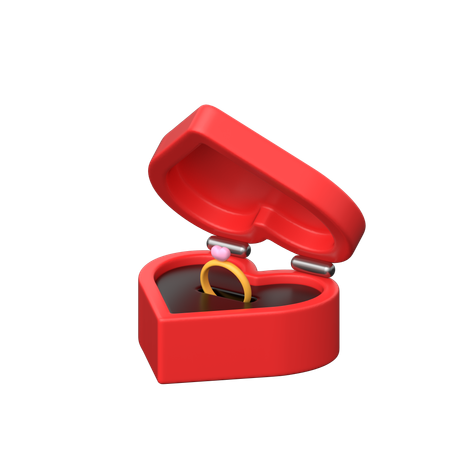 Caja del anillo  3D Icon