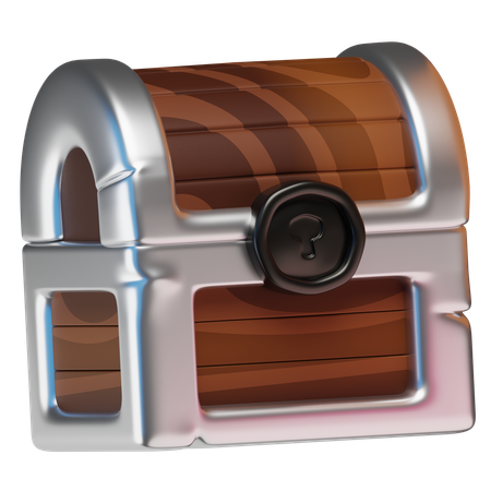 Caja del tesoro  3D Icon