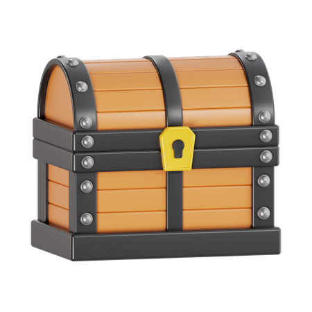 Caja del tesoro  3D Icon