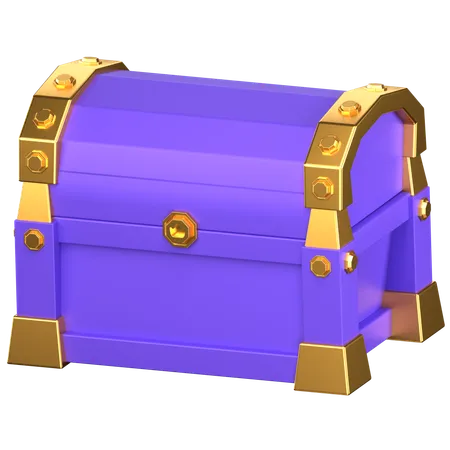 Caja del tesoro  3D Icon