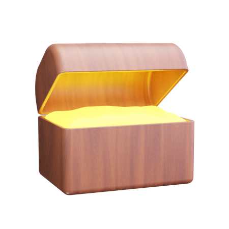 Caja del tesoro  3D Icon