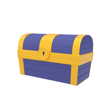 Caja del tesoro  3D Icon