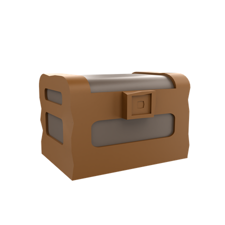 Caja del tesoro  3D Icon