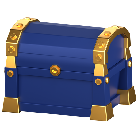 Caja del tesoro  3D Icon