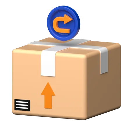 Caja de devolución  3D Icon