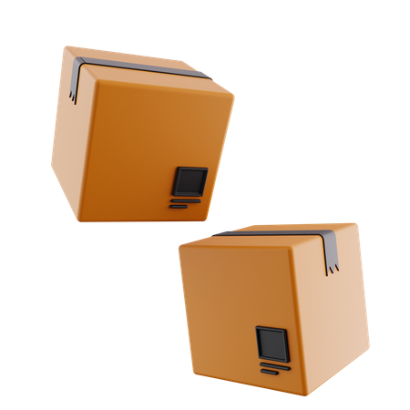 Caja doble  3D Icon