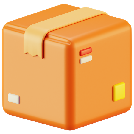 Envío de caja  3D Icon