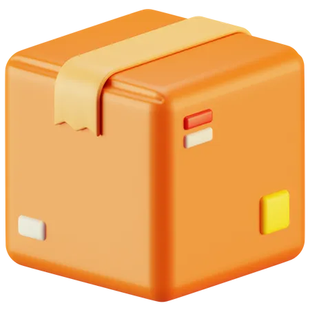 Envío de caja  3D Icon