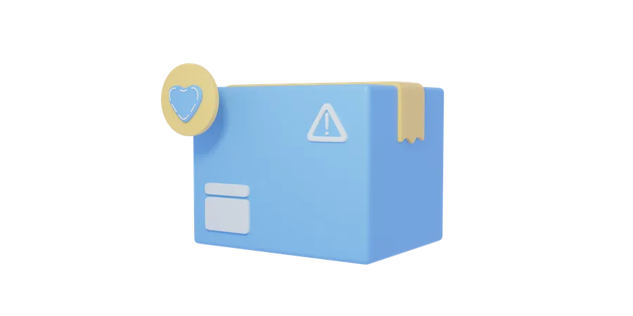 Caja favorita  3D Icon