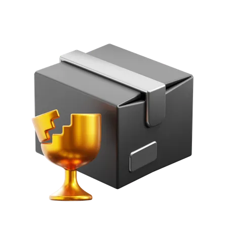 Caja frágil  3D Icon