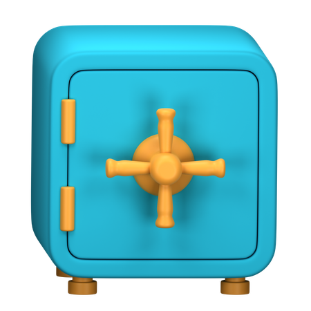 Caja fuerte  3D Icon