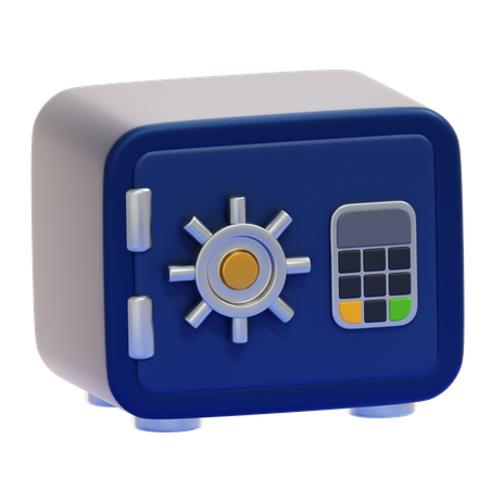 Caja fuerte  3D Icon