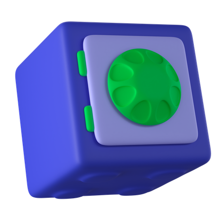 Caja fuerte  3D Icon