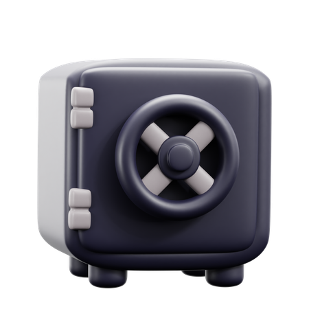 Caja fuerte  3D Icon