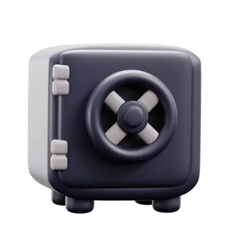 Caja fuerte  3D Icon