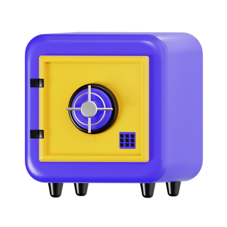 Caja fuerte  3D Icon