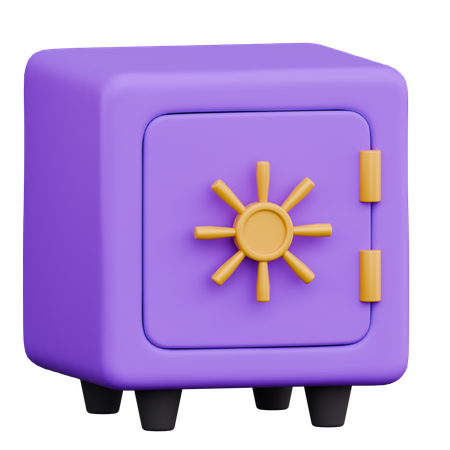 Caja fuerte  3D Icon