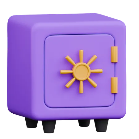 Caja fuerte  3D Icon