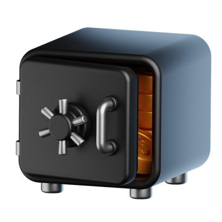 Caja fuerte  3D Icon