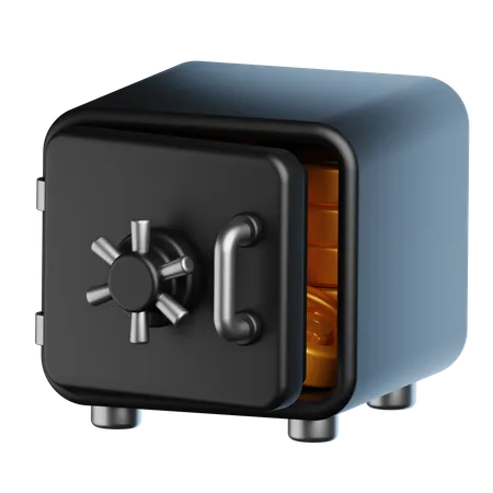 Caja fuerte  3D Icon