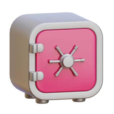 Caja fuerte  3D Icon