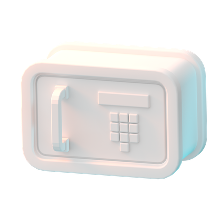 Caja fuerte  3D Icon