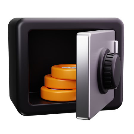 Caja fuerte  3D Icon